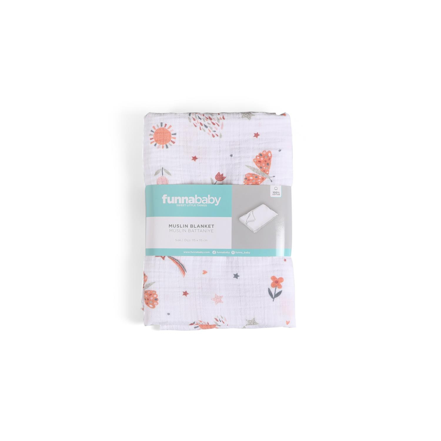 Battaniye - Sunny - Bej - 120 X 120 Cm