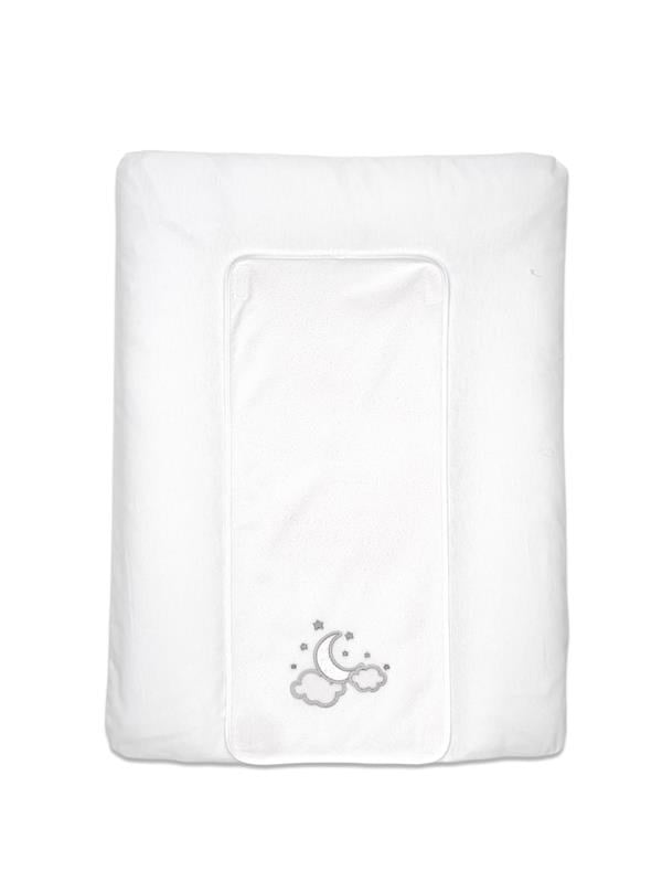 Bebek Altaçma Minderi Kılıflı Luna Chic Beyaz 50 x 70 cm