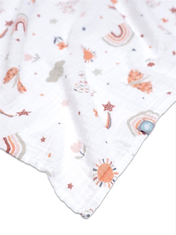 Bebek Battaniyesi Müslin Sunny Bej 120 x 120 cm