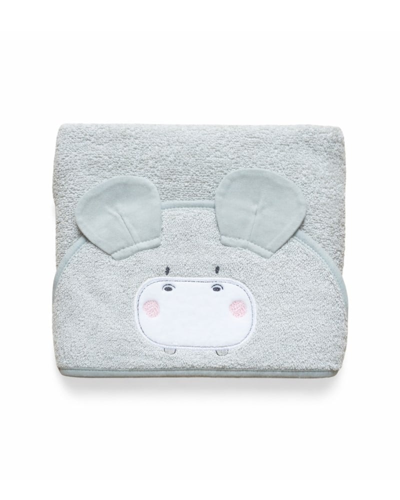 Bebek Kundağı Havlu Bath Time Gri 70 cm