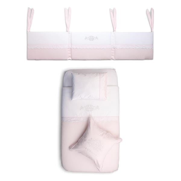 Bebek Uyku Seti 8'li Princess Pembe 60/70 cm