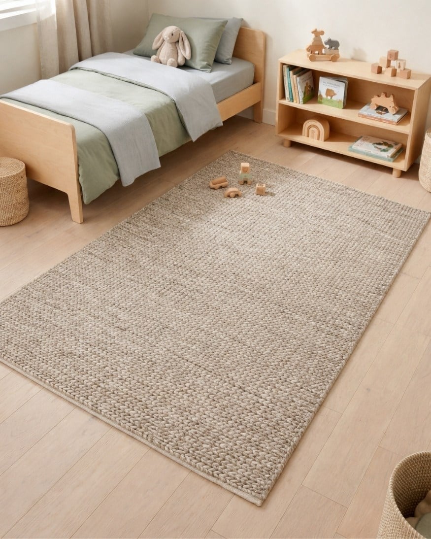 Bebek ve Çocuk Odası Halı Capelli Bej 80 x 150 cm