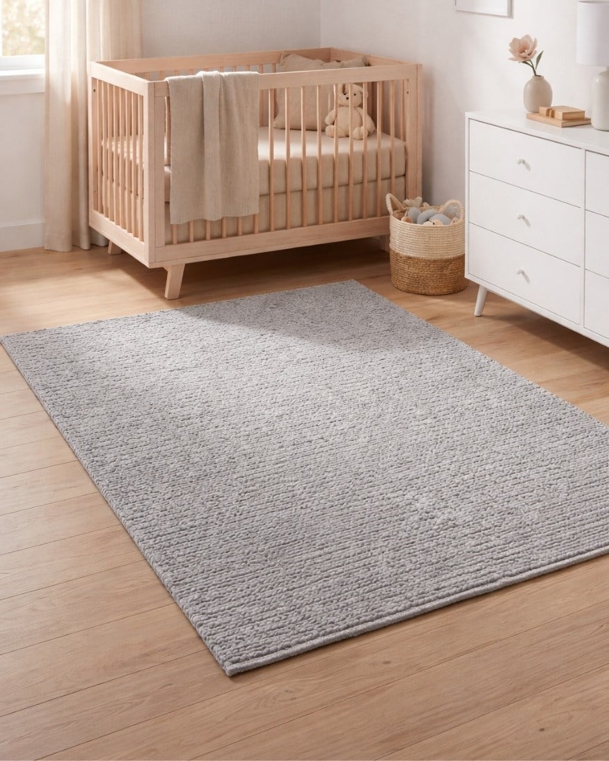 Bebek ve Çocuk Odası Halı Capelli Gri 80 x 150 cm