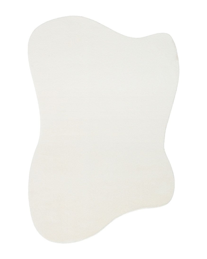 Bebek ve Çocuk Odası Halı Plushé Wave Beyaz 120 x 180 cm