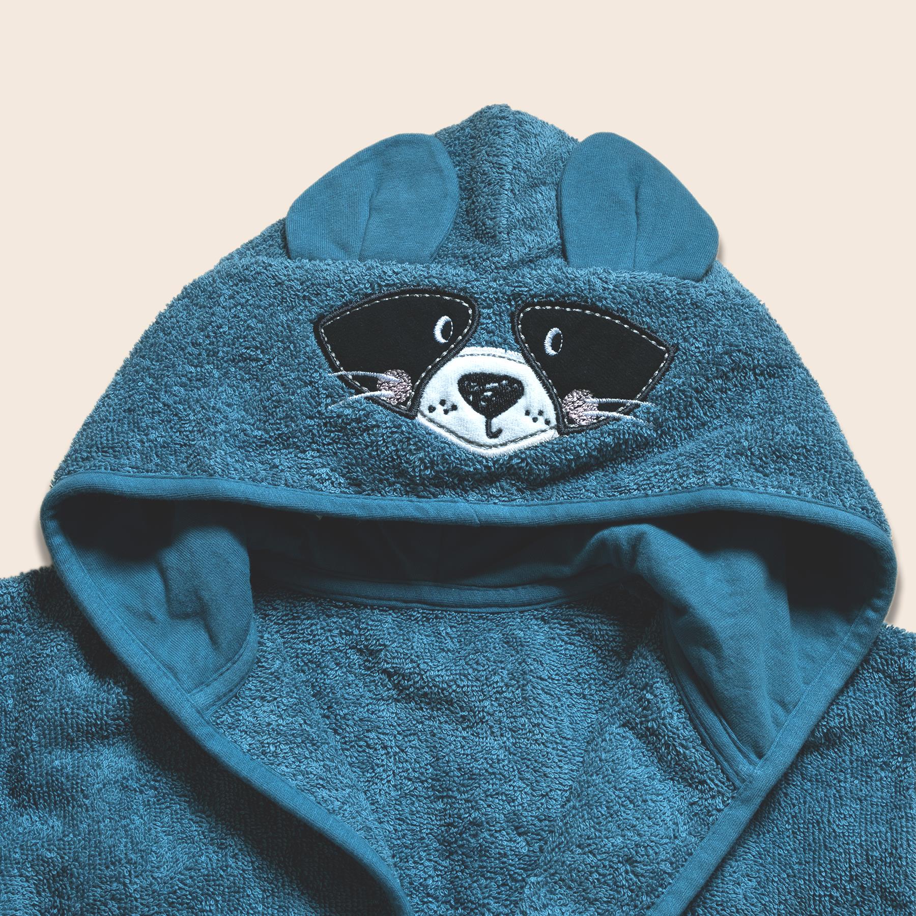 Bornoz - Bath Time - Mavi - 1/2 Yaş