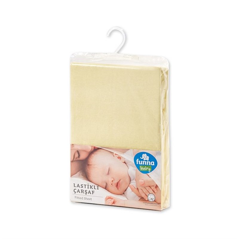 Fitted Sheet - 70X140 - Yellow