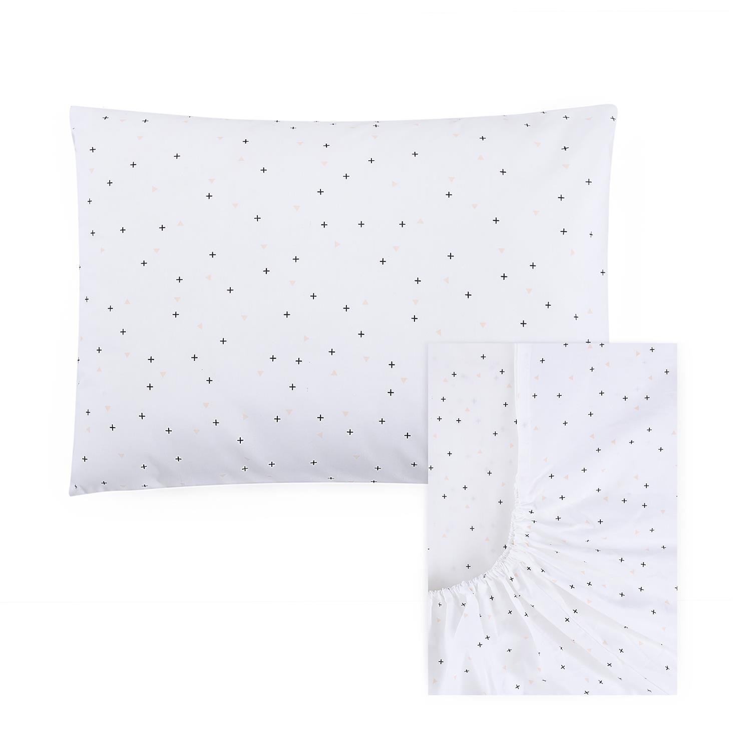 Çarşaf & Yastık Kılıfı Seti - Be Brave - Pembe - 60 x 120 Cm