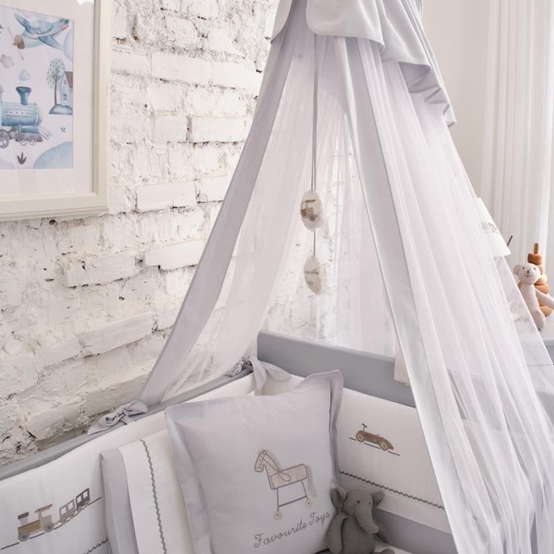 Cibinlik Tül - Paris - Toys- Gri - 6 mt