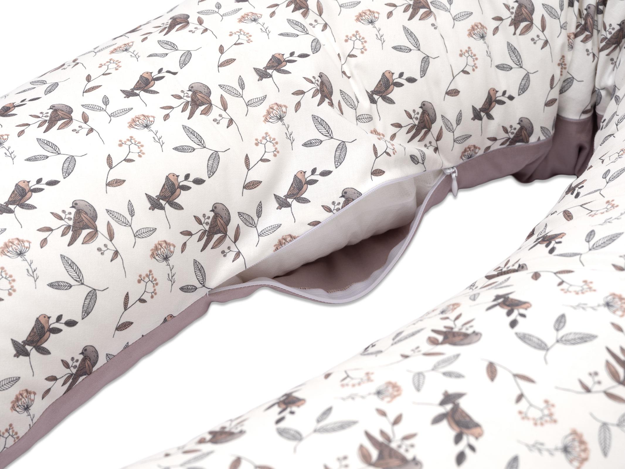 Hamile Destek Minderi - Wildflower - Lavanta - 160 Cm