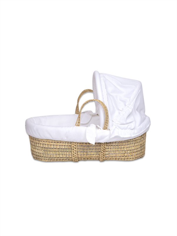 Hasır Sepet Tekstil Seti Basic Beyaz 85 cm