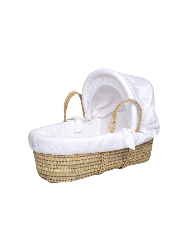 Hasır Sepet Tekstil Seti Basic Beyaz 85 cm