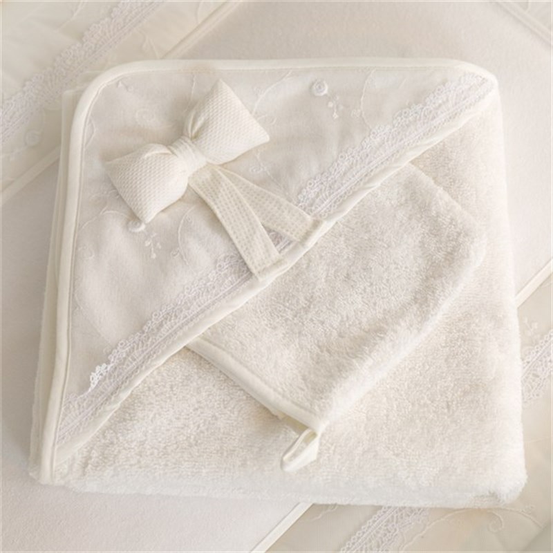 Hooded Towel - 90x90 - Premium White
