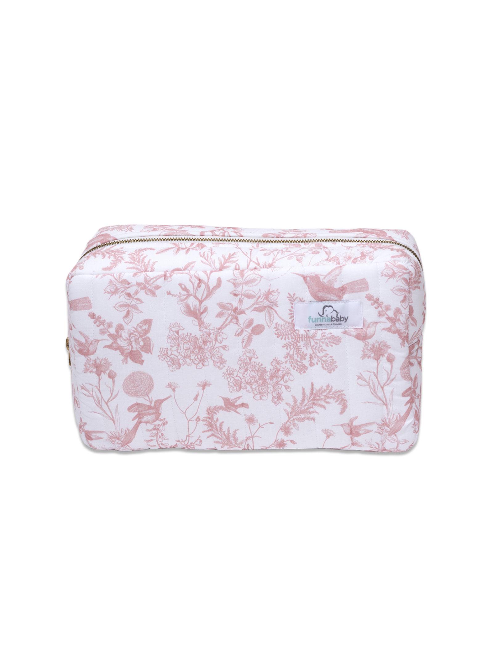 Kozmetik Çantası - Hummingbird - Pembe - 28 X 16 Cm