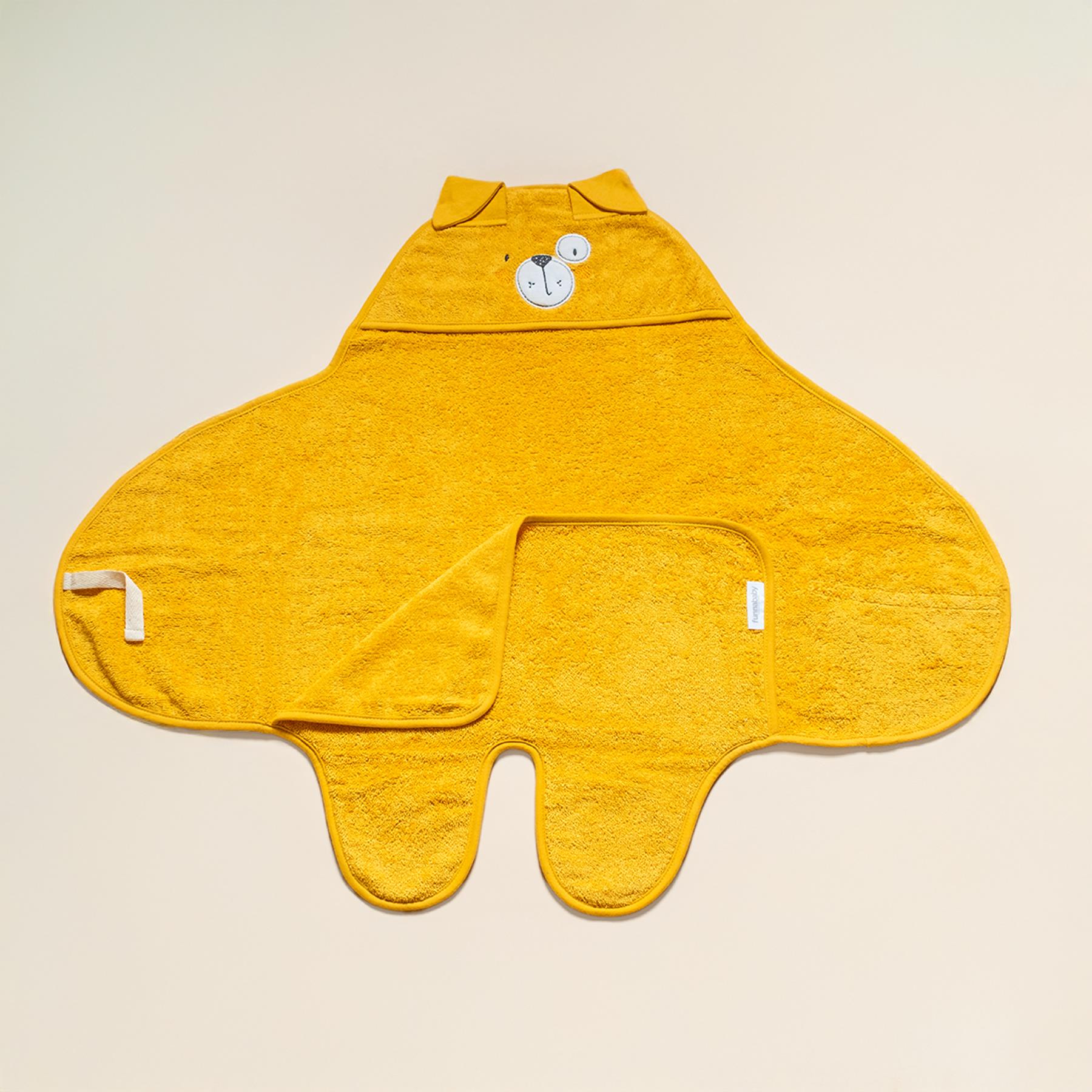 Kundak - Bath Time - Sarı - 70 Cm