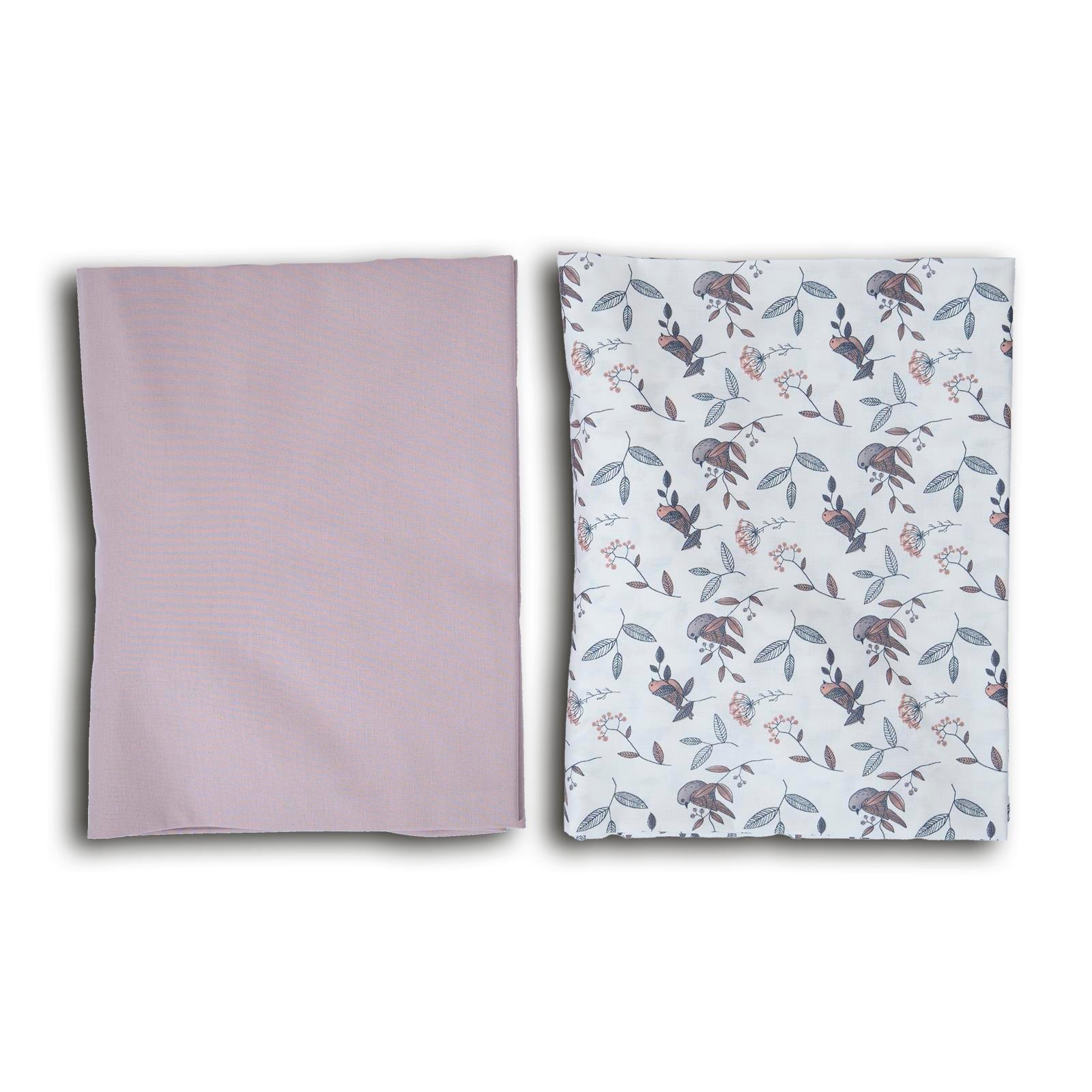 Lastikli Çarşaf Seti / 2 parça - Wildflower - Lavanta - 60 X 120 Cm