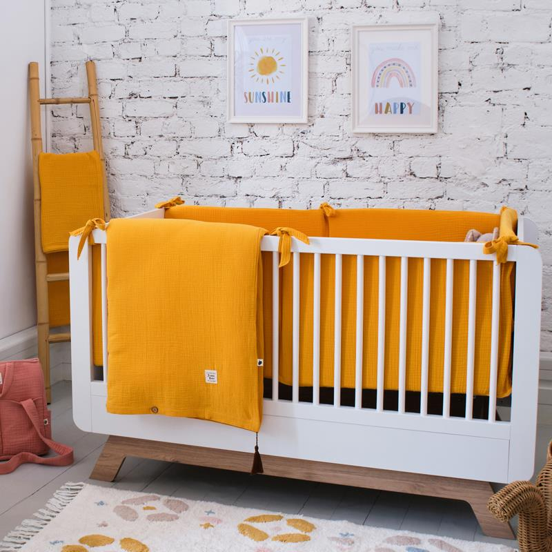 Muslin 2 pcs Duvet  Set- Marigold - Yellow - 100 x 150 Cm