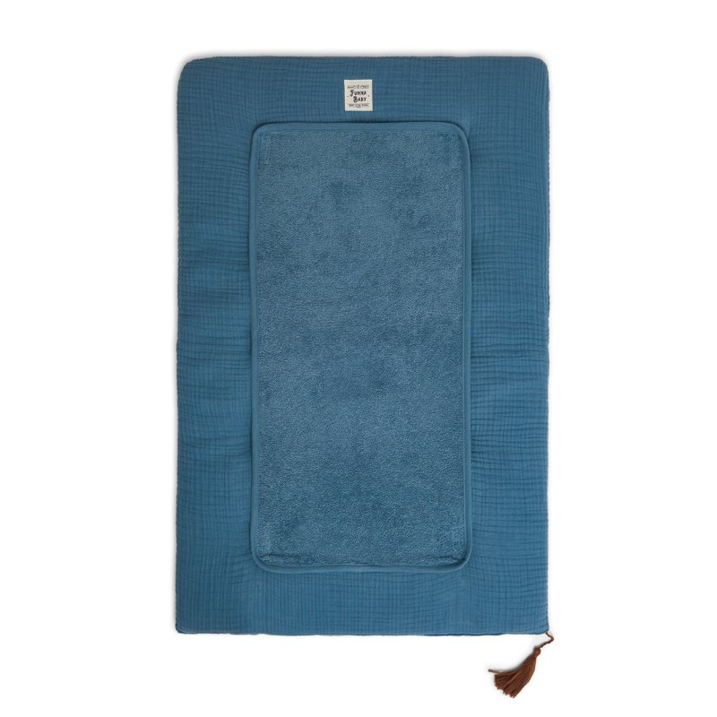 Muslin Altaçma Minderi - Province - Petrol - 50 x 80 Cm