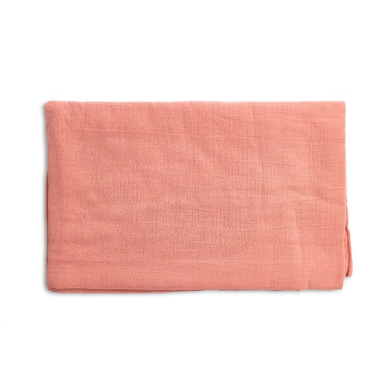 Muslin Düz Çarşaf - Coral - Yavruağızı - 70 x 140 Cm
