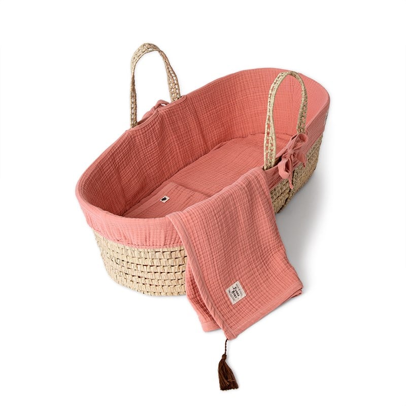 Muslin Hasır Sepet Tekstili - Coral - Yavruağızı - 85 Cm