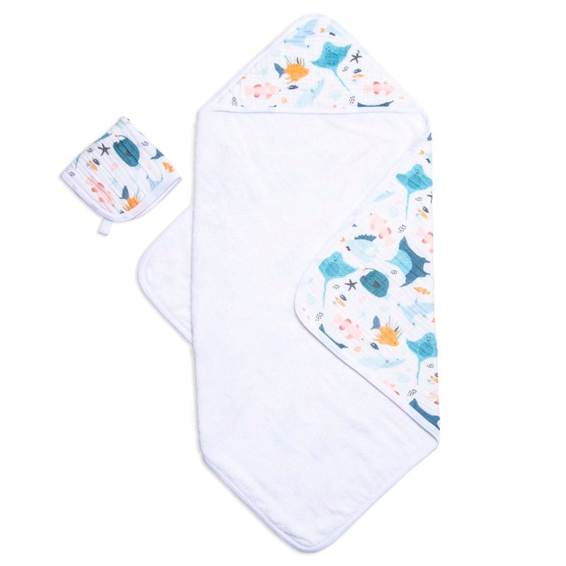 Muslin Havlu Seti - Atlantico - 75x75/30x30