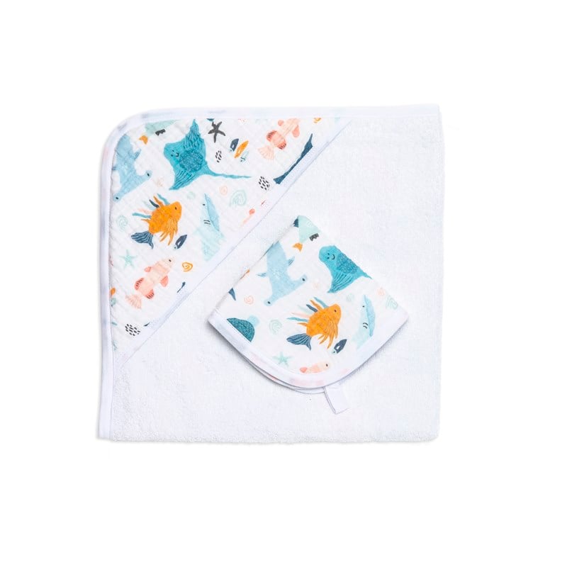 Muslin Havlu Seti - Atlantico - 75x75/30x30