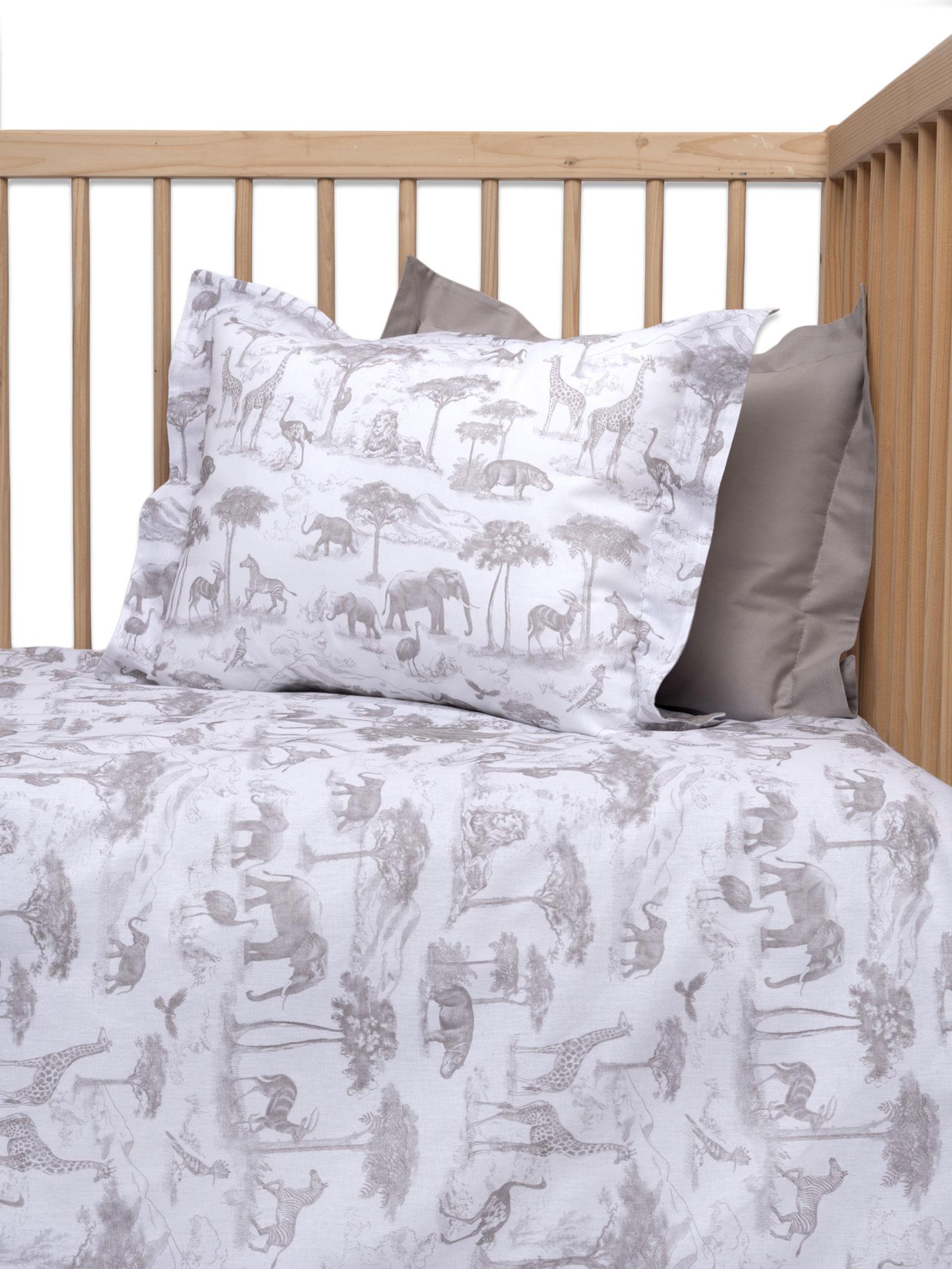 Nevresim Takımı (4 parça) - Safari - Gri - 100 X 150 Cm