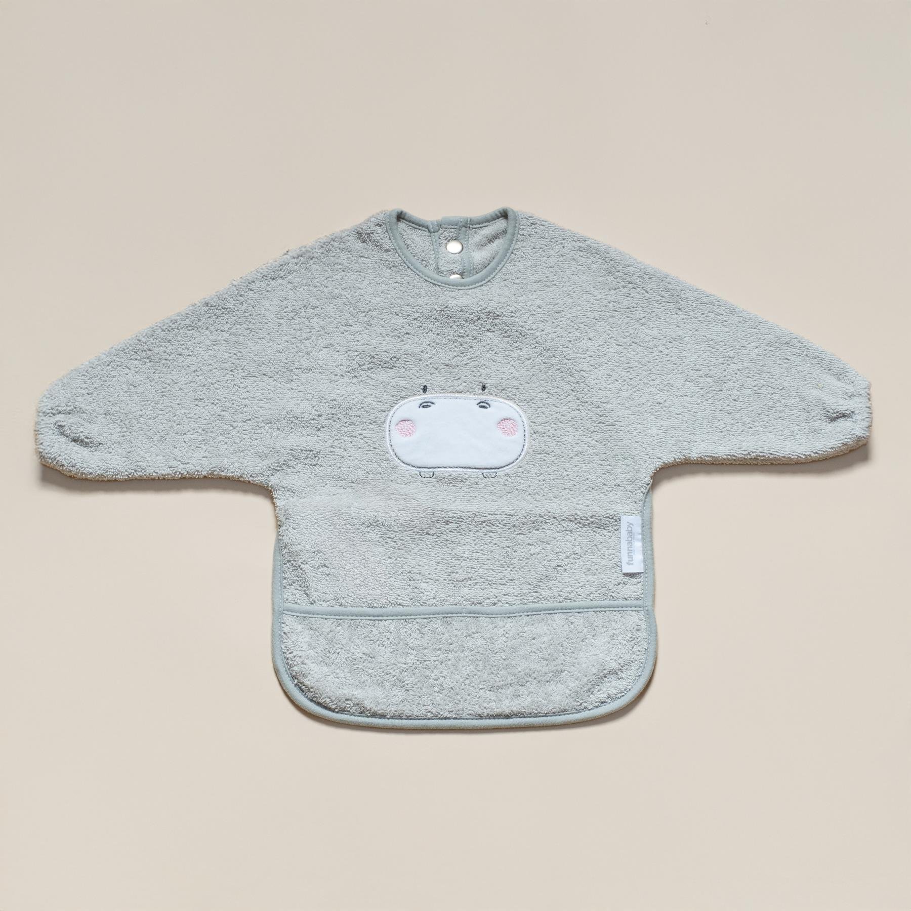 Önlük - Bath Time - Gri - 1 Yaş