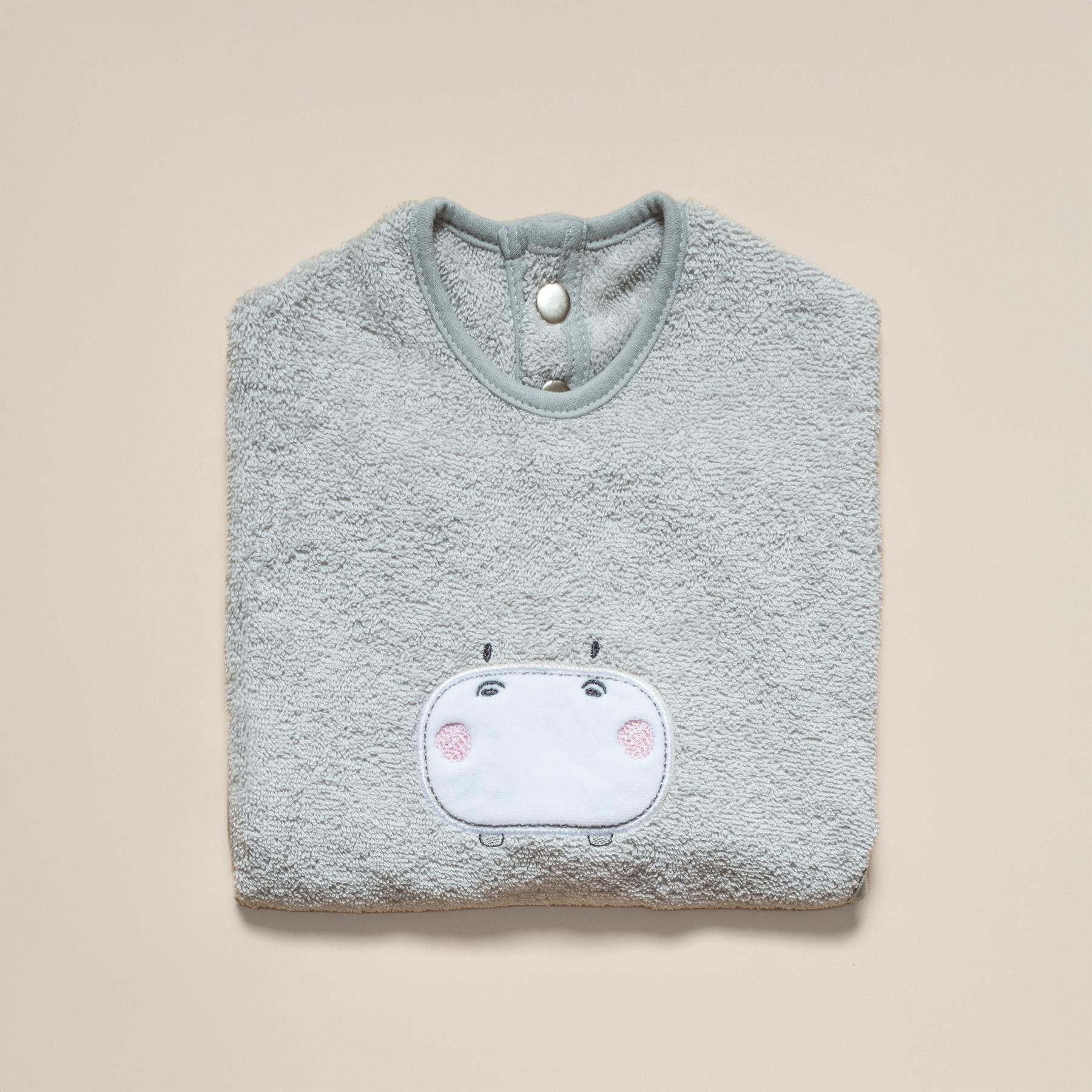 Önlük - Bath Time - Gri - 1 Yaş