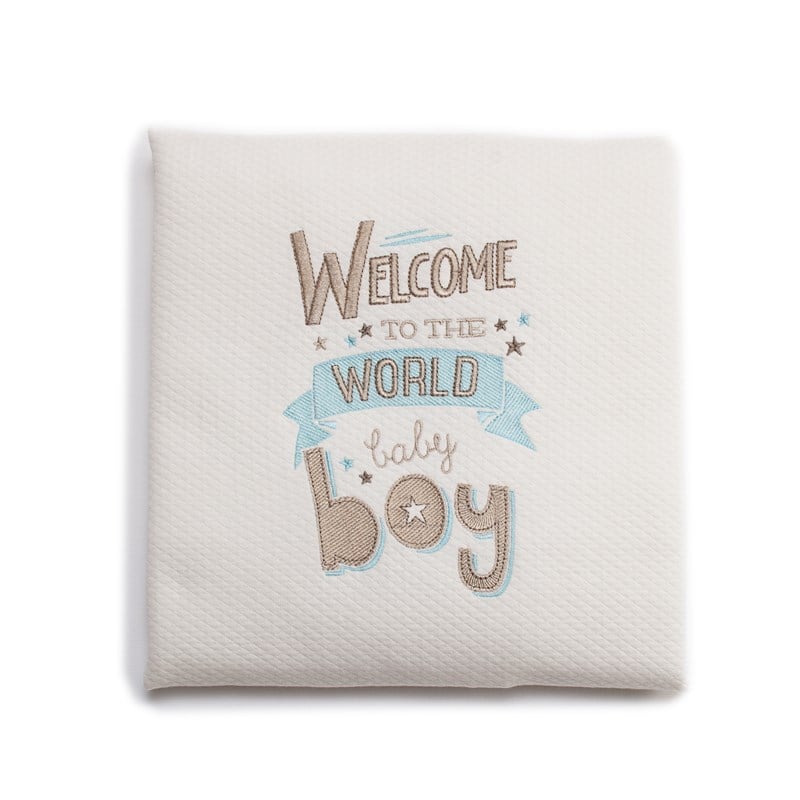 Örme Battaniye - Krem - Baby Boy - 75x110