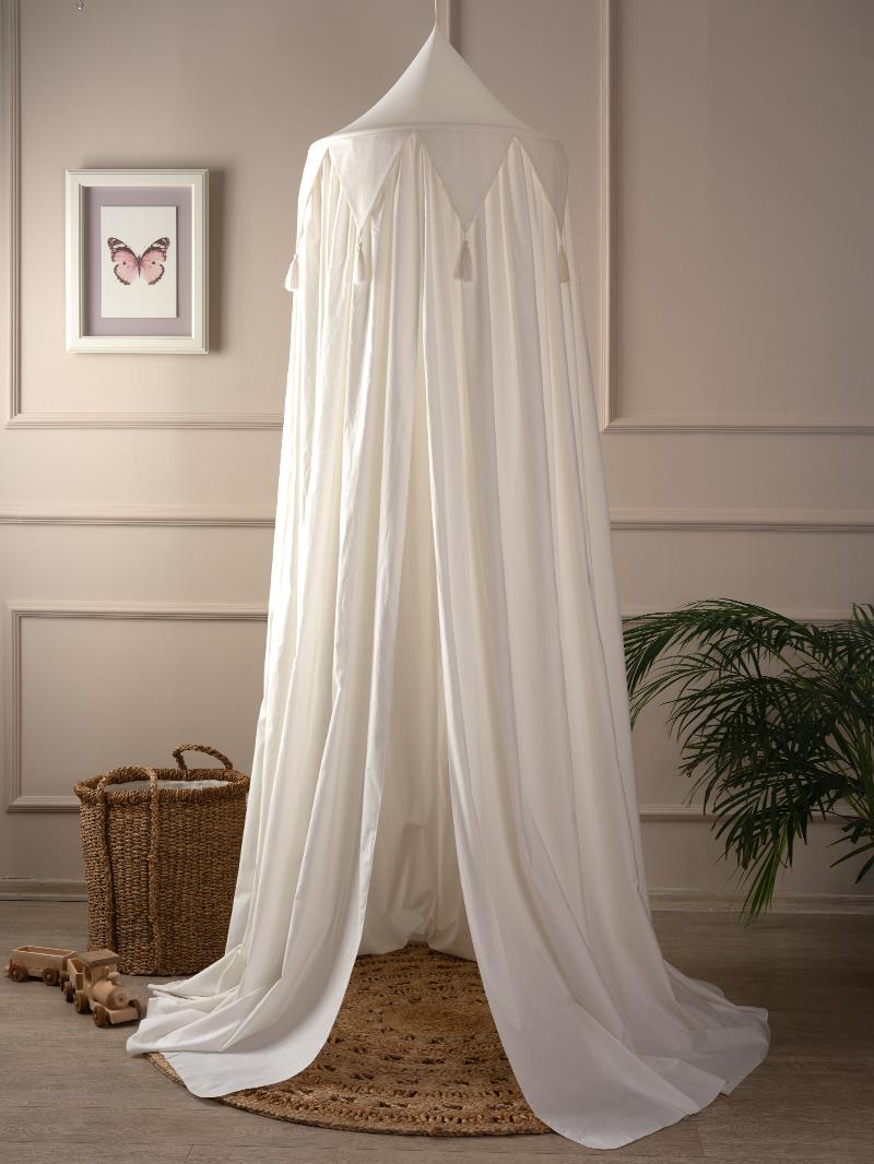 Romantika Cibinlik - Vual - Krem - 2 X 4 Mt