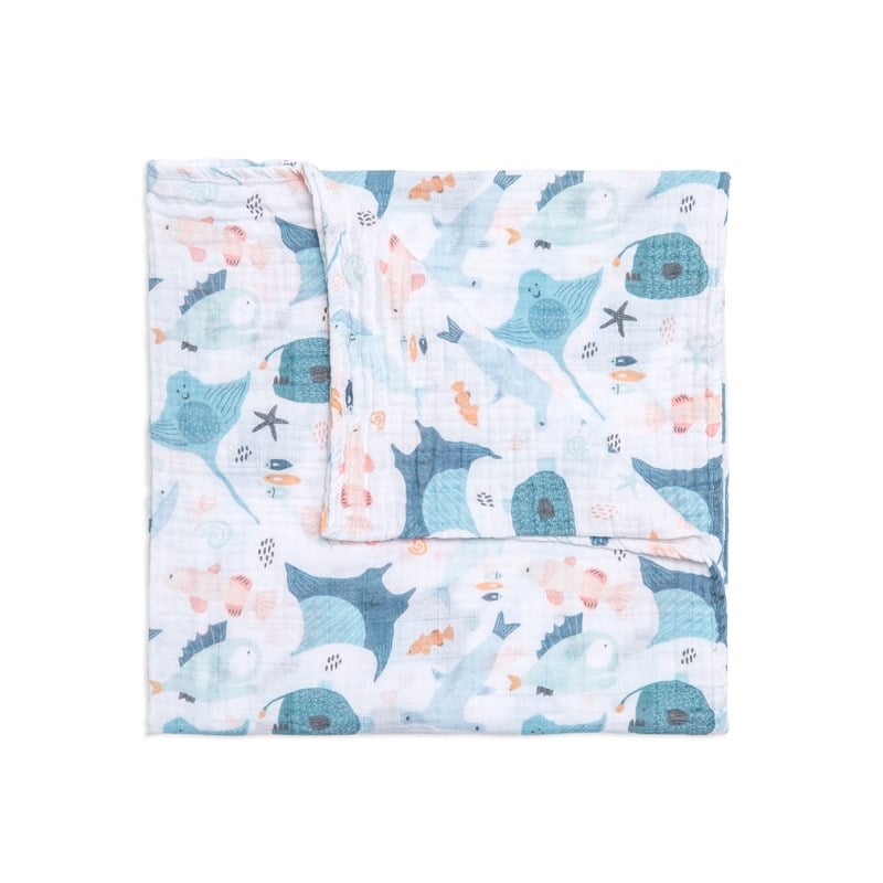 Tek Muslin Battaniye - Atlantico - 120x120