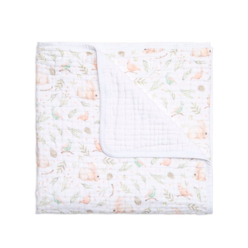 Tek Muslin Battaniye (4 Kat) - Garden - 120x120