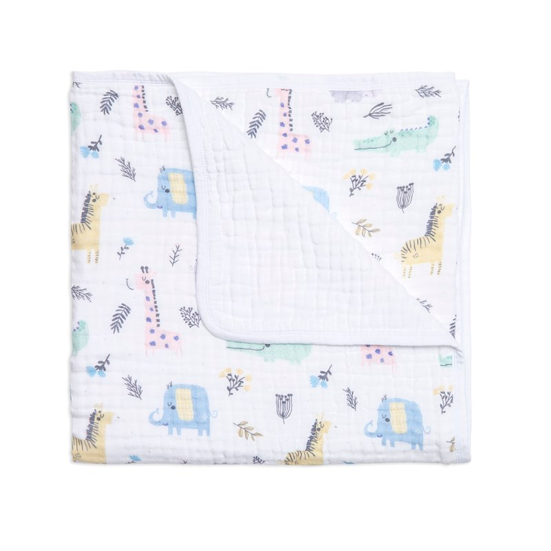 Tek Muslin Battaniye (4 Kat) - Safari - 120x120