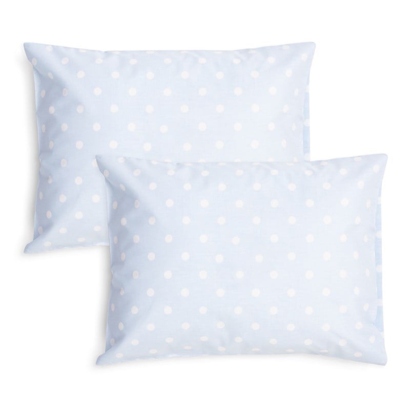Yastık Kılıfı Seti - Puanlı - Mavi - 45 x 35 cm
