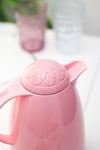 1 Lt Isı Yalıtımlı Çay ve Soğuk Su Termosu Soft Pembe (12 Saat Sıcak Tutar& İçi Camdır)