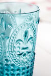 Akrilik Aquamarin Tekli Kısa Bardak & Su Meşrubat Kahve Yanı Bardağı 400 ml ( Cam Değildir )