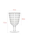 Akrilik Beyaz 6'lı Kadeh & Su Meşrubat Kahve Yanı Bardağı 450 ml ( Cam Değildir )