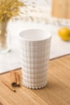 Akrilik Beyaz 6'lı Uzun Bardak & Su Meşrubat Bardağı 750 ml ( Büyük Boy & Cam Değildir )
