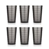 Akrilik Füme 6'lı Uzun Bardak & Su Meşrubat Bardağı 750 ml ( Büyük Boy & Cam Değildir )