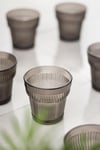 Akrilik Füme Tekli Kısa Bardak & Su Meşrubat Kahve Yanı Bardağı 300 ml ( Cam Değildir )