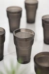Akrilik Füme Tekli Uzun Bardak & Su Meşrubat Bardağı 400 ml ( Cam Değildir )