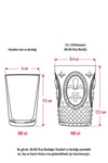 Akrilik Kırmızı Tekli Kısa Bardak & Su Meşrubat Kahve Yanı Bardağı 400 ml ( Cam Değildir )