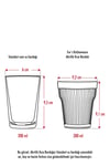 Akrilik Mürdüm Tekli Kısa Bardak & Su Meşrubat Kahve Yanı Bardağı 300 ml ( Cam Değildir )