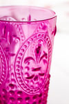 Akrilik Pembe Tekli Kısa Bardak & Su Meşrubat Kahve Yanı Bardağı 400 ml ( Cam Değildir )