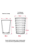 Akrilik Şeffaf 6'lı Kısa Bardak & Su Meşrubat Kahve Yanı Bardağı 400 ml ( Cam Değildir )