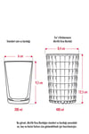 Akrilik Şeffaf Tekli Kısa Bardak & Su Meşrubat Kahve Yanı Bardağı 400 ml ( Cam Değildir )