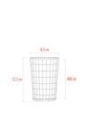 Akrilik Siyah 6'lı Kısa Bardak & Su Meşrubat Kahve Yanı Bardağı 400 ml ( Cam Değildir )