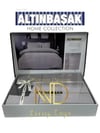 Altınbaşak Jakarlı Saten Çift Kişilik Nevresim Takımı Dıamond Marble