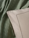 Cotton Box  Çift Kişilik Yatak Örtülü Pike Takımı Natura Vilo Yeşil