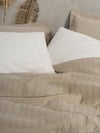 Cotton Box  Çift Kişilik Yatak Örtülü Pike Takımı Natura Vilo Bej